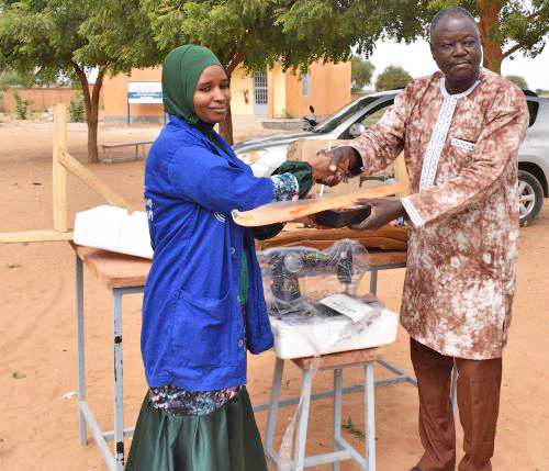 ERAP Sahel, Les apprenants bénéficient de kits d'installation